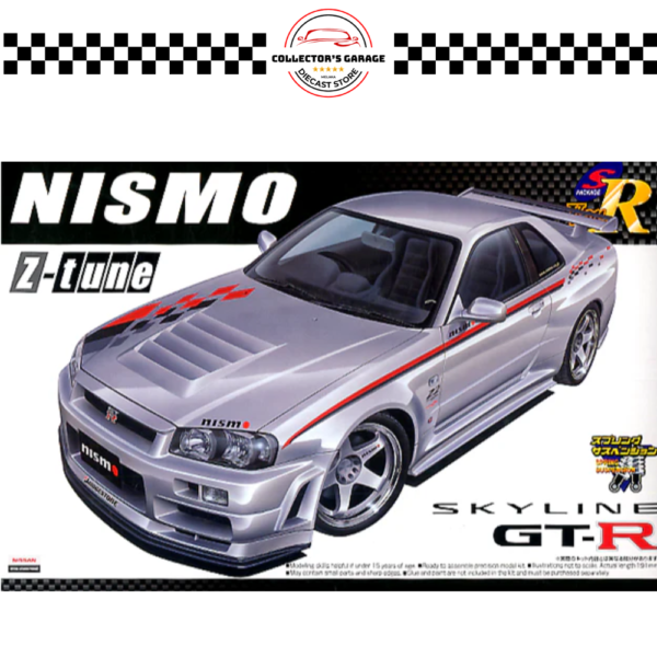 043509 AOSHIMA 1/24 NISSAN SKYLINE GT-R R34 NISMO Z-TUNE