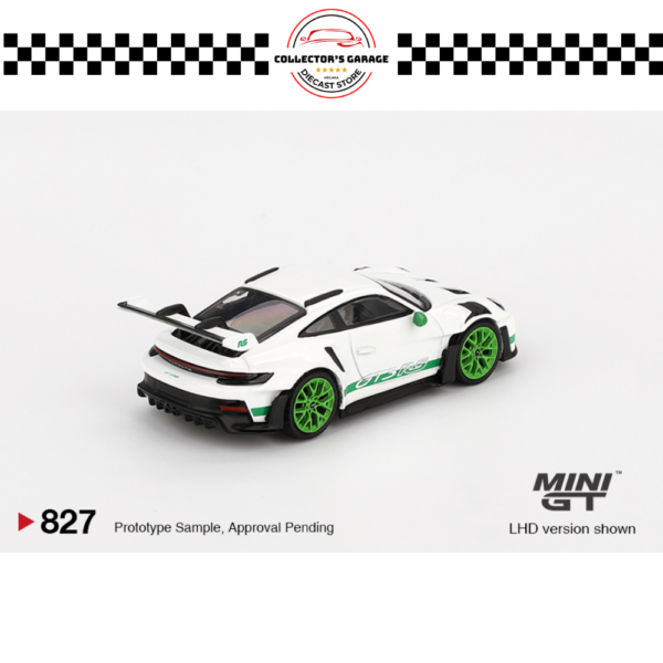 MGT00827 MINI GT 1/64 #827 PORSCHE 911 (992) GT3 RS TRIBUTE TO CARRERA RS PACKAGE