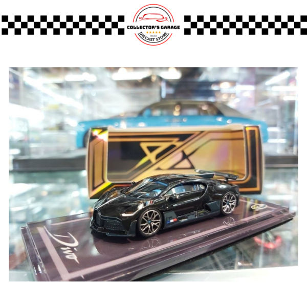 Error 404 1/64 Bugatti Divo Black (3) ERROR 404 1/64 BUGATTI DIVO BLACK