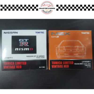 TOMICA LIMITED VINTAGE TLVN 1/64 (NISMO R35 2020 /HONDA NSX TYPE S ZARO) TOMICA LIMITED VINTAGE TLVN 1/64 (NISMO R35 2020 /HONDA NSX TYPE S ZARO)