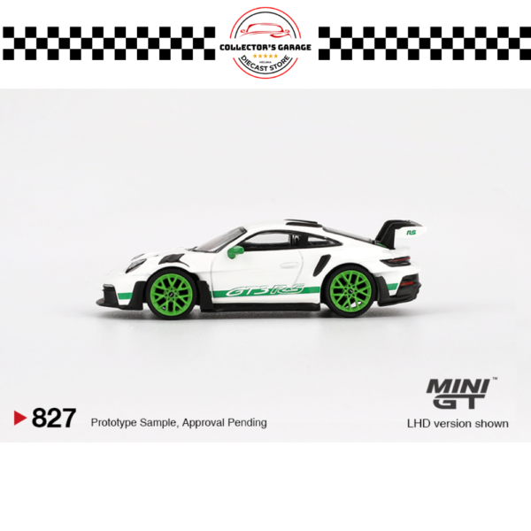 MGT00827 MINI GT 1/64 #827 PORSCHE 911 (992) GT3 RS TRIBUTE TO CARRERA RS PACKAGE