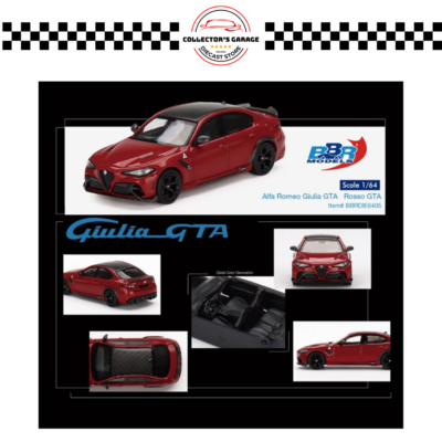 BBR MODELS 1/64 #05 ALFA ROMEO GIULIA GTA ROSSO GTA
