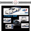 BBRDIE6414 BBR MODELS 1/64 MASERATI MC12 STRADALE PEARL WHITE