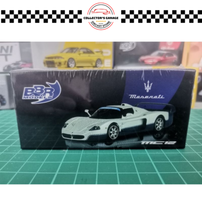 BBR MODELS 1/64 MASERATI MC12 STRADALE PEARL WHITE