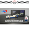 BBRDIE6414 BBR MODELS 1/64 MASERATI MC12 STRADALE PEARL WHITE