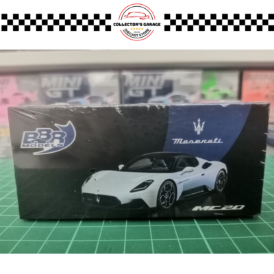 BBR MODELS 1/64 #BBRDIE6401 MASERATI MC20 WHITE