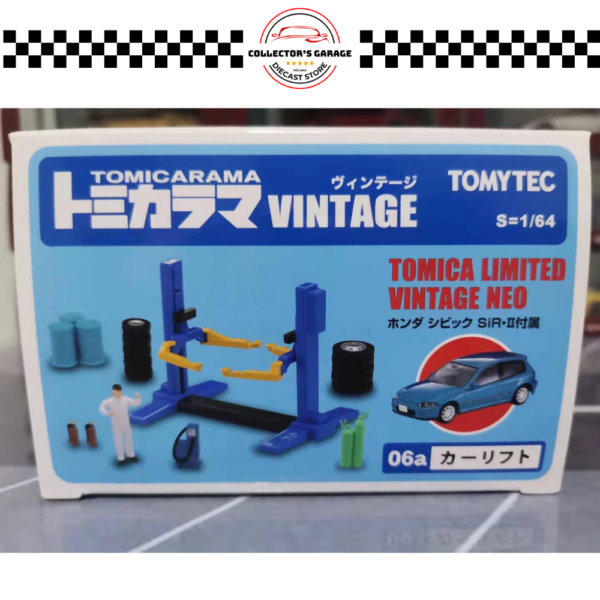 TOMICA VINTAGE 1/64 06A CAR LIFE W/HONDA CIVIC SIR-LL EG6
