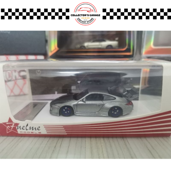 FM64008PG-B (2) FUELME 1/64 PORSCHE OLD & NEW 997 GT SILVER #007/399