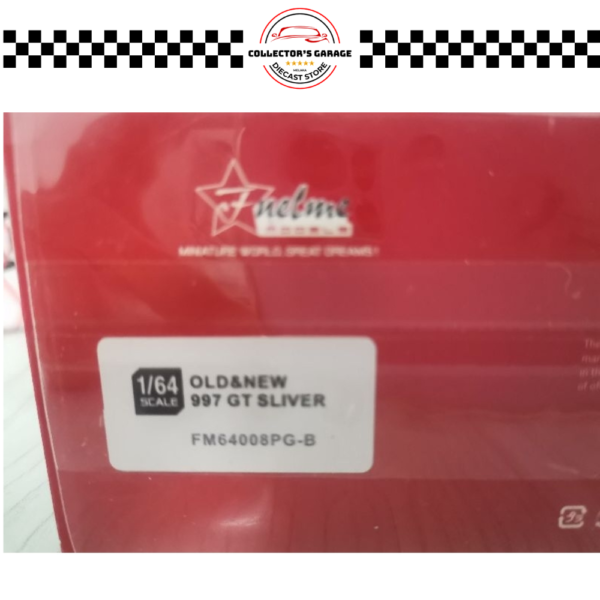 FM64008PG-B (4) FUELME 1/64 PORSCHE OLD & NEW 997 GT SILVER #007/399