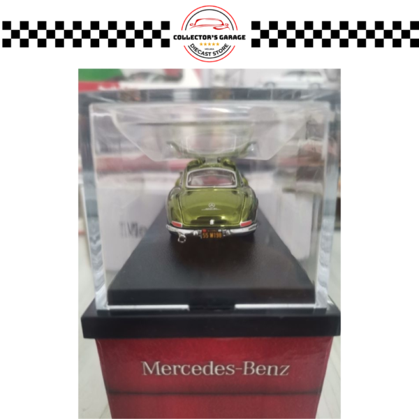 GDF83 (3) HOT WHEELS 1/64 RLC GULLWING GREEN MERCEDES-BENZ '55 300SL
