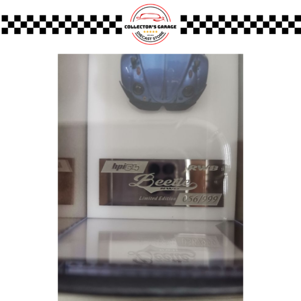 HPI64 MODELS 1/64 RWB VW BEETLE BLUE METALLIC