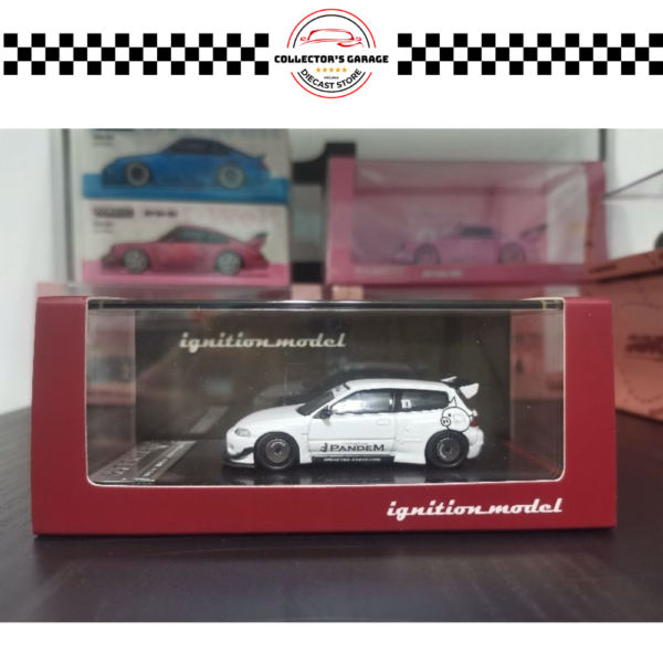 IG1415 (4) IGNITION MODEL 1/64 PANDEM CIVIC (EG6) WHITE
