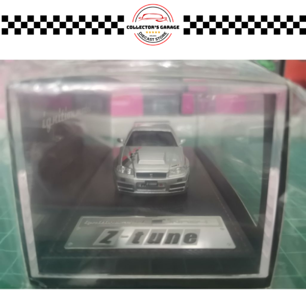 IG3840 (5) IGNITION MODEL 1/64 #IG3840 NISMO (R34) GT-R Z-TUNE SILVER