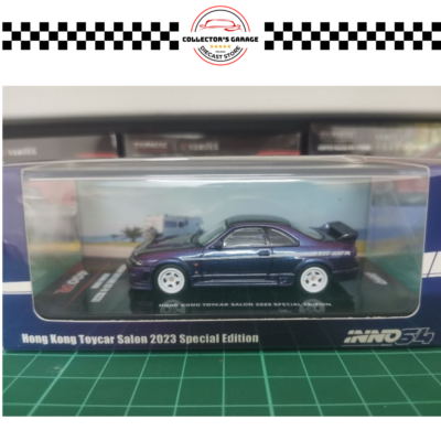 INNO64 1/64 NISSAN SKYLINE GT-R (R33) NISMO 400R MIDNIGHT PURPLE LL HK TOYCAR 2023 SPECIAL EDITION