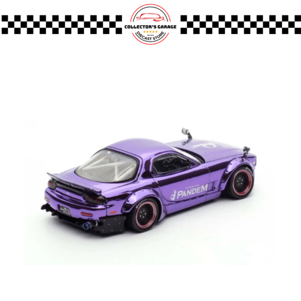 IN64-IAM25-KUALALUMPUR (3) INNO64 1/64 MAZDA RX7 PANDEM ROCKET BUNNY IAM MALAYSIA 2025 EVENT EXCLUSIVE SET DIECAST MODEL CAR