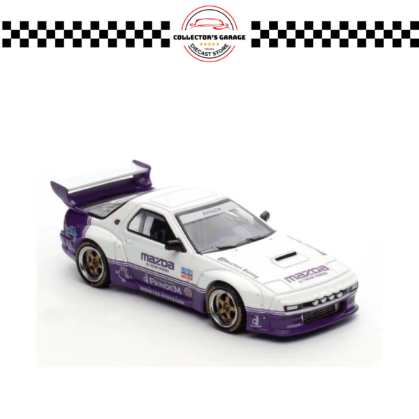 IN64-IAM25-KUALALUMPUR (4) INNO64 1/64 MAZDA RX7 PANDEM ROCKET BUNNY IAM MALAYSIA 2025 EVENT EXCLUSIVE SET DIECAST MODEL CAR