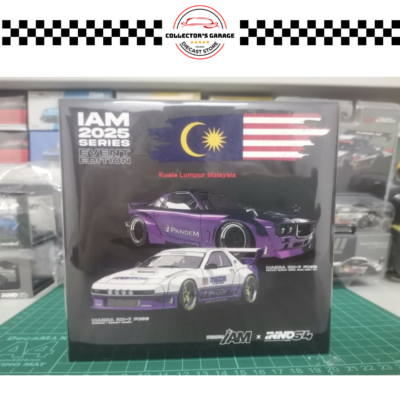 INNO64 1/64 MAZDA RX7 PANDEM ROCKET BUNNY IAM MALAYSIA 2025 EVENT EXCLUSIVE SET DIECAST MODEL CAR