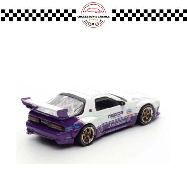 IN64-IAM25-KUALALUMPUR (5) INNO64 1/64 MAZDA RX7 PANDEM ROCKET BUNNY IAM MALAYSIA 2025 EVENT EXCLUSIVE SET DIECAST MODEL CAR