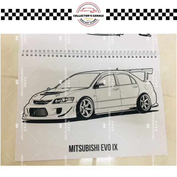 JDM COLOURING BOOK - KOUKI EDITION (2) JDM COLOURING BOOK - KOUKI EDITION
