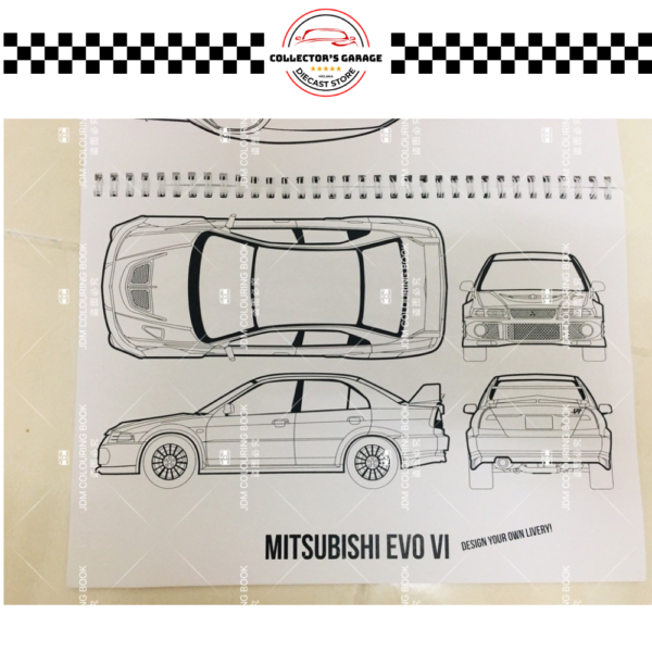 JDM COLOURING BOOK - KOUKI EDITION (4) JDM COLOURING BOOK - KOUKI EDITION