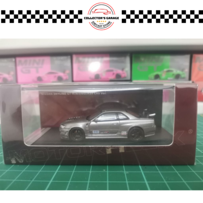 MOTORHELIX 1/64 NISSAN SKYLINE GT-R (R34) NISMO OMORI FACTORY CRS