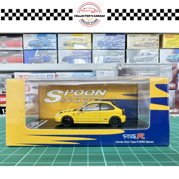 M65013 MOTORHELIX 1/64 HONDA CIVIC TYPE R (EK9) SPOON YELLOW