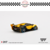 MGT00317 (3) MINI GT 1/64 #317 BUGATTI VISION GRAN TURISMO YELLOW