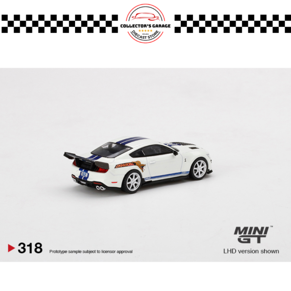 MINI GT 1/64 #318 FORD SHELBY GT500 DRAGON SNAKE CONCEPT OXFORD WHITE