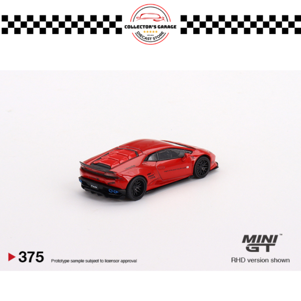 MGT00375 (5) MINI GT 1/64 #375 LB★WORKS LAMBORGHINI HURACAN VER. 2 RED