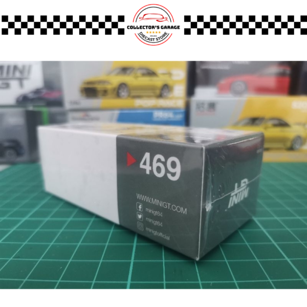 MINI GT 1/64 #469 TOP SECRET NISSAN SKYLINE GT-R VR32 WHITE