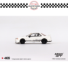 MINI GT 1/64 #469 TOP SECRET NISSAN SKYLINE GT-R VR32 WHITE