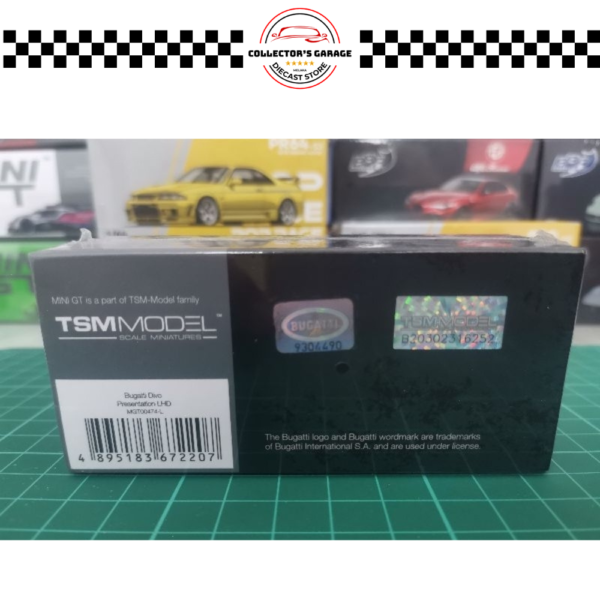 MINI GT 1/64 #474 BUGATTI DIVO PRESENTATION