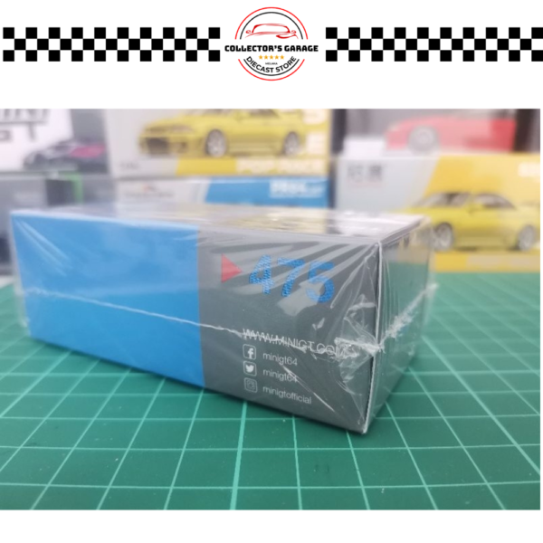 MINI GT 1/64 #475 LAMBORGHINI HURACAN STO BLU LAUFEY