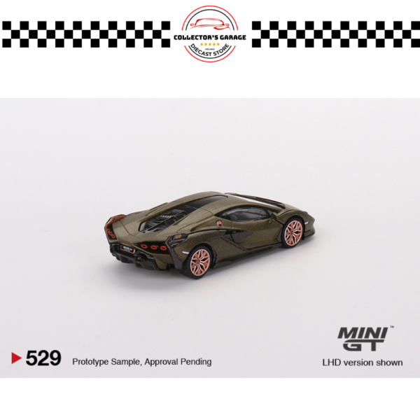MINI GT 1/64 #529 LAMBORGHINI SIÁN FKP 37 PRESENTATION