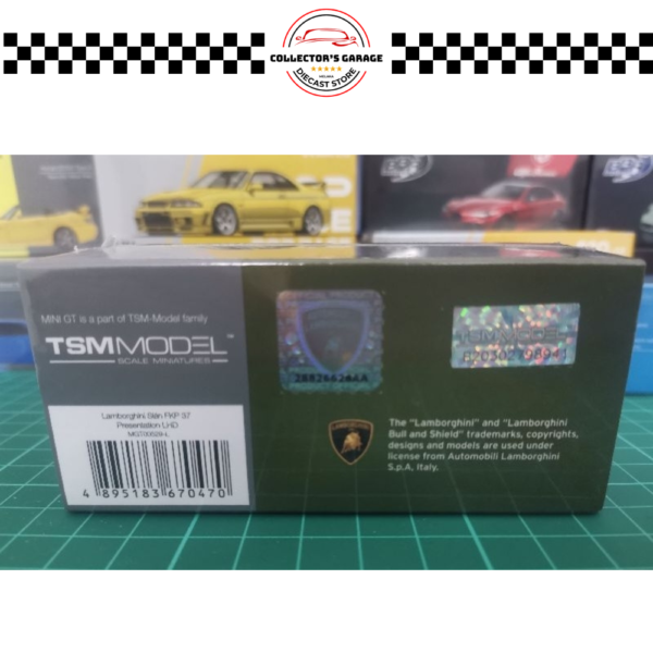 MINI GT 1/64 #529 LAMBORGHINI SIÁN FKP 37 PRESENTATION