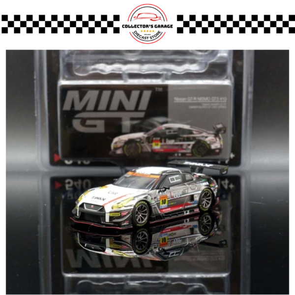 MGT00540 (2) (BLISTER) MINI GT 1/64 #540 NISSAN GT-R NISMO GT3 #10 TANAX GAINER 2022 SUPER GT SERIES