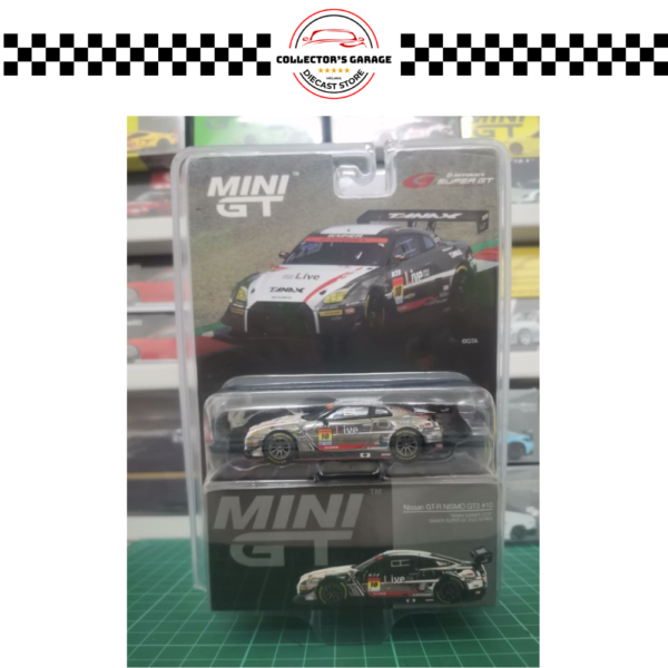 MGT00540 (BLISTER) MINI GT 1/64 #540 NISSAN GT-R NISMO GT3 #10 TANAX GAINER 2022 SUPER GT SERIES
