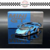 MINI GT 1/64 #573 LAMBORGHINI SIÁN FKP 37 BLU AEGIR