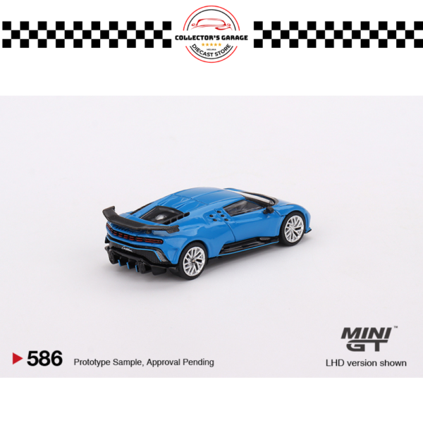 MGT00586 (7) MINI GT 1/64 #586 BUGATTI CENTODIECI BLU BUGATTI