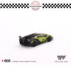 MINI GT 1/64 #605 LB-SILHOUETTE WORKS LAMBORGHINI AVENTADOR GT EVO LIME