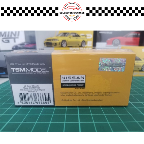 MINI GT 1/64 #618 NISSAN LB-SUPER SILHOUETTE S15 SILVIA #23 2022 GOODWOOD FESTIVAL OF SPEED