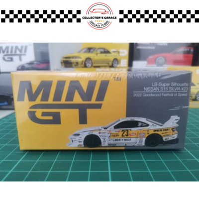 MINI GT 1/64 #618 NISSAN LB-SUPER SILHOUETTE S15 SILVIA #23 2022 GOODWOOD FESTIVAL OF SPEED