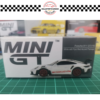 MGT00630 MINI GT 1/64 #630 PORSCHE 911 (992) GT3 RS WHITE WITH PYRO RED ACCENT PACKAGE