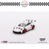 MGT00630 (7) MINI GT 1/64 #630 PORSCHE 911 (992) GT3 RS WHITE WITH PYRO RED ACCENT PACKAGE