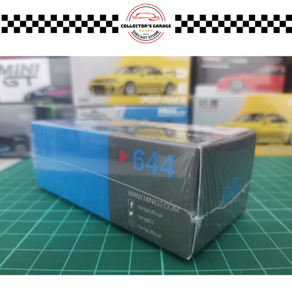 MGT00644 (3) MINI GT 1/64 #644 BUGATTI EB110 GT BLU BUGATTI