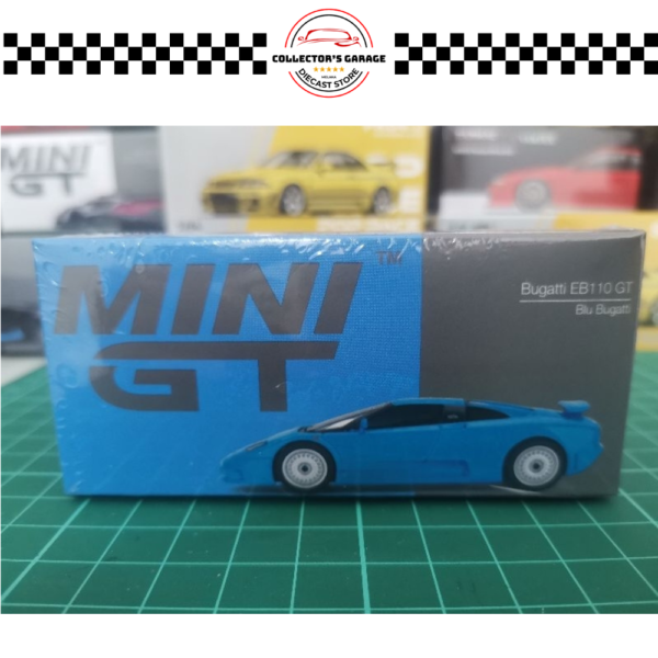 MGT00644 MINI GT 1/64 #644 BUGATTI EB110 GT BLU BUGATTI