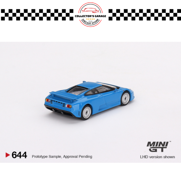 MGT00644 (7) MINI GT 1/64 #644 BUGATTI EB110 GT BLU BUGATTI
