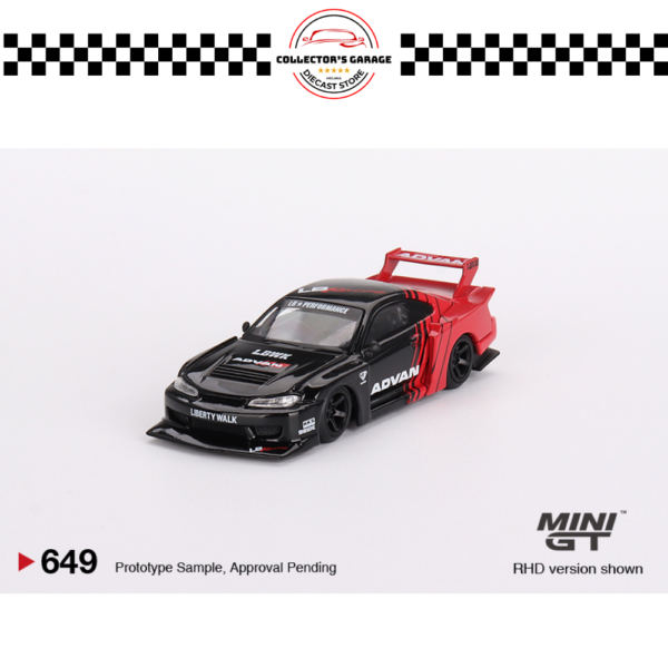 MGT00649 (2) MINI GT 1/64 #649 NISSAN LB-SUPER SILHOUETTE S15 SILVIA ADVAN