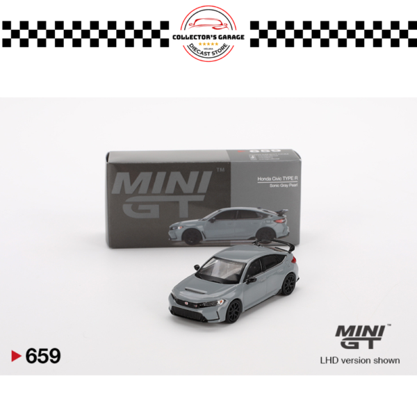 MGT00659 MINI GT 1/64 #659 HONDA CIVIC TYPE R SONIC GRAY PEARL 2023