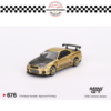 MGT00676 (5) MINI GT 1/64 #676 NISSAN SKYLINE GT-R (R34) TOP SECRET TOP SECRET GOLD
